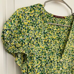 Lemon Print Long Dress - Comptoir Des Cotonniers